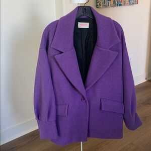 Banditas From Marseille Purple Oversized Jacket